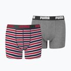 Detské boxerky PUMA Printed Basic 2 ks ribbon red