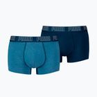Pánske boxerky PUMA Everyday Trunk 2 páry light blue melange