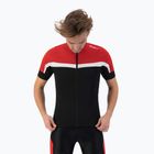 Pánske cyklistické tričko Rogelli Course black/red/white