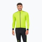 Pánske cyklistické tričko s dlhým rukávom Rogelli Core fluor/black