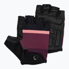 Cyklistické rukavice dámske  Rogelli Impress II burgundy/coral/black