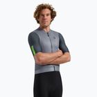 Pánsky cyklistický dres Rogelli Fast grey / turguoise