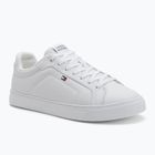 Pánske topánky Tommy Hilfiger Icon Court Lth Flag Ess white