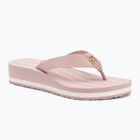 Dámske žabky Tommy Hilfiger Im Th Chainprint Midwedge Sandal foggy pink