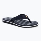 Dámske žabky Tommy Hilfiger Chain Print Beach Sandal space blue