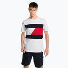 Pánske tréningové tričko Tommy Hilfiger Colorblocked Mix Media S/S white