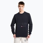 Tommy Hilfiger Graphic Crew modrá pánska tréningová mikina