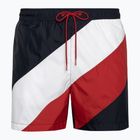 Pánske plavecké šortky Tommy Hilfiger Medium Drawstring Diag desert sky