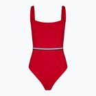 Plavky jednodielne dámske Tommy Hilfiger Square Neck One Piece primary red