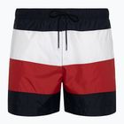 Pánske plavecké šortky Tommy Hilfiger Medium Drawstring Bold Flag desert sky