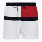 Pánske plavecké šortky Tommy Hilfiger Medium Drawstring optic white