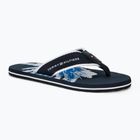 Pánske žabky Tommy Hilfiger Palm Print Beach Sandal desert sky