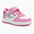 Detské topánky FILA Rega Nf Velcro white/moonlite mauve
