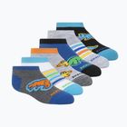 Detské ponožky SKECHERS Non Terry Low Cut 6 párov blue combo