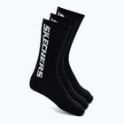 Ponožky SKECHERS Terry Crew 1/2 3 pack black