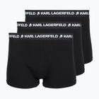 Pánske boxerky KARL LAGERFELD Logo Trunk 3 páry black