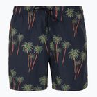 Pánske plavecké šortky Tommy Hilfiger Medium Drawstring Print palm tropic aop desert sky
