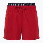 Pánske plavecké šortky Tommy Hilfiger Medium Drawstring Swim Shorts Dw medium red