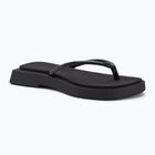 Dámske žabky Calvin Klein YW0YW01716 Sq Low Wedge Sandal Stitch triple black