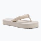 Dámske plážové sandále Calvin Klein YW0YW01723 Flatform Ttxr Saténové žabky s trojitou škrupinou