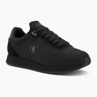 Pánske topánky Calvin Klein YM0YM01217 Runner Sock Laceup Mg Canvas triple black