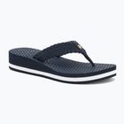 Dámske žabky Tommy Hilfiger Crochet Mid Beach Sandal space blue