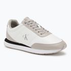 Dámske topánky Calvin Klein YW0YW01942 Retro Runner Lace Up Leather MG bright white/chateau