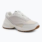 Pánske topánky Calvin Klein YM0YM01289 Hike Runner HF Leather Mix bright white/creamy white/eggshell