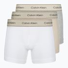 Pánske boxerky Calvin Klein LV00NB4447 Brief 3 páry oyster gray/grey heather/white