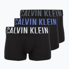 Boxerky Calvin Klein 000NB3608A Trunk 3 páry black bodies/turbulence/white/iridescent