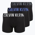 Boxerky Calvin Klein 000NB3609A Brief 3 páry black bodies/turbulence/white/iridescent