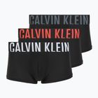 Boxerky Calvin Klein 000NB3611A Low Rise Trunk 3 páry black bodies/white/turbulence/velvet