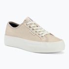 Dámske topánky Calvin Klein HW0HW02970 Vulc Flatf Laceup Ripst whisper pink/key largo