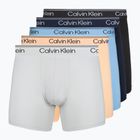 Pánske boxerky Calvin Klein LV00NB4413 Brief 5 pairs light cast/shoreline/peach bliss/bl