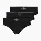 Pánske slipy Calvin Klein LV00NB4471 Hip Brief 3 pairs black