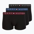 Boxerky Tommy Hilfiger Trunk WB 3 pairs deep regatta/black/bluee jean