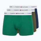 Pánske boxerky Tommy Hilfiger Trunk 3 pairs army green/prp nvy/nov grn