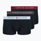 Pánske boxerky Tommy Hilfiger Trunk WB 3 pairs dark ash/brzy blue/rouge