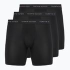 Pánske boxerky Tommy Hilfiger Micro Long 3 pack black/black/black