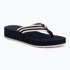 Dámske žabky Tommy Hilfiger Stripe Summer space blue
