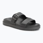 Dámske šľapky Tommy Hilfiger Double Strap Sandal Pearl dark grey pearlized