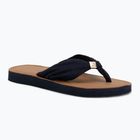 Dámske žabky Tommy Hilfiger Footbed Summer Sandal Leather space blue