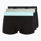 Pánske boxerky Calvin Klein 0000U2664G Low Rise Trunk 3 pairs black in plume wb/ black in misty sag