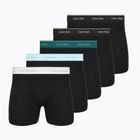 Boxerky Calvin Klein LV00NB1429 Boxer Brief 5 pairs Black Bodies w/black/niagara falls