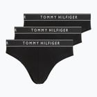 Pánske slipy Tommy Hilfiger Cotton Brief 3 balenie čierna/čierna/čierna