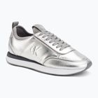 Dámske topánky Calvin Klein HW0HW03287 Retro Runner Metallic silver
