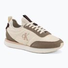 Dámske topánky Calvin Klein YW0YW02060 Retro Runner Sock Laceup Mix Mat turtledove/spanish villa/bordeaux