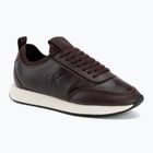 Dámske topánky Calvin Klein HW0HW03118 Retro Runner Sock PANL Leather Neo bordeaux