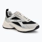 Dámske topánky Calvin Klein HW0HW03140 Hike Run Stripe Mesh Met black/silver/light grey