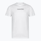 Pánske tričko Calvin Klein 000NM2748E Crew Neck classic white w/ blue nights